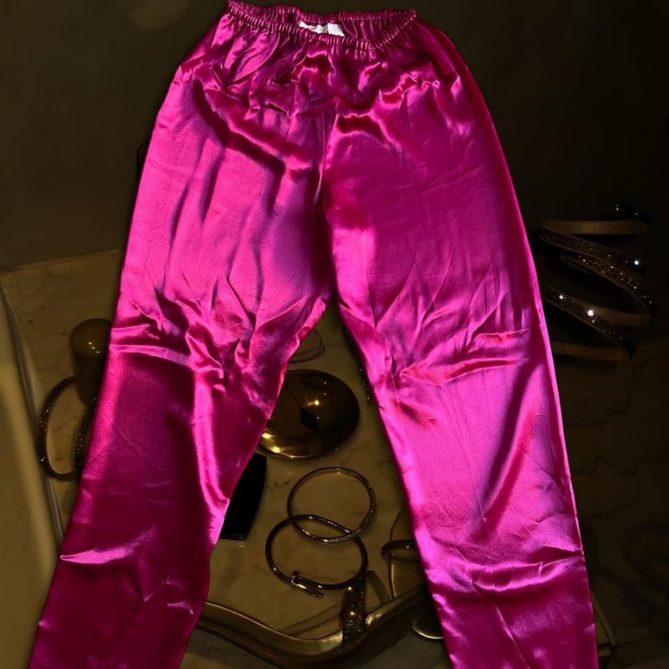 Vintage Gold Tag Victoria Secret Satin Pj Pants